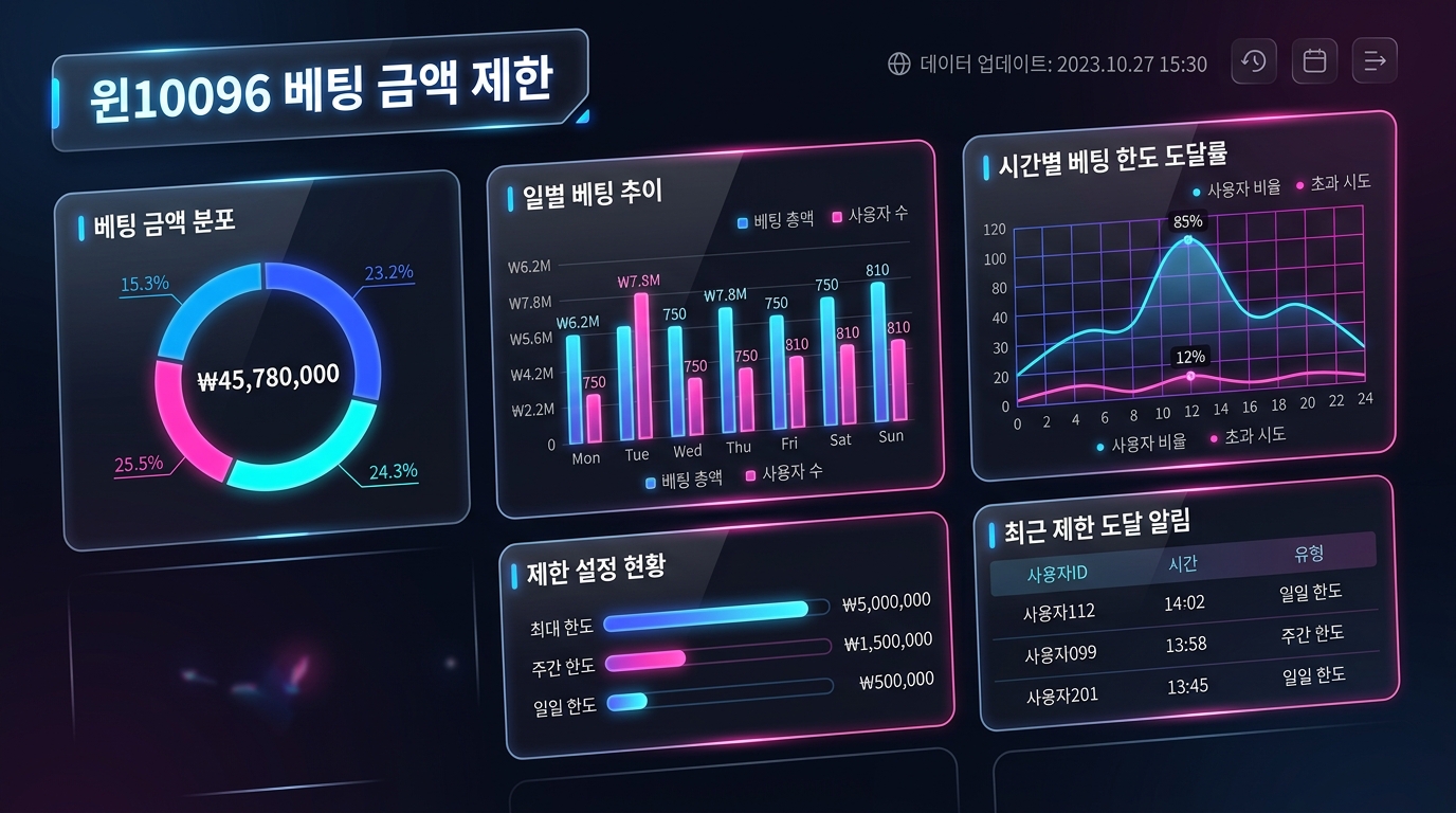 윈10096 베팅 금액 제한