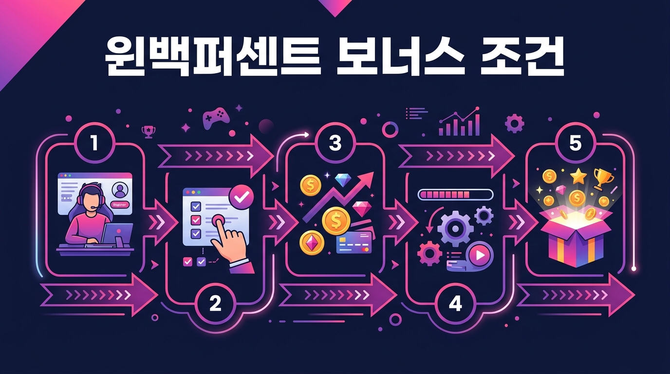 윈백퍼센트 보너스 조건